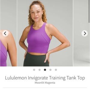 Lululemon invigorate training tank top
